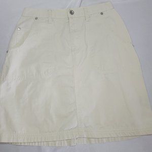 French Kuff Knee Length Skirt (Size 10)